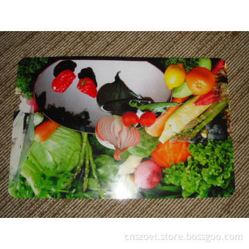 Plastic PP/PVC Table/Cup Mat, Placemat, Table Placemat with Customized Printing